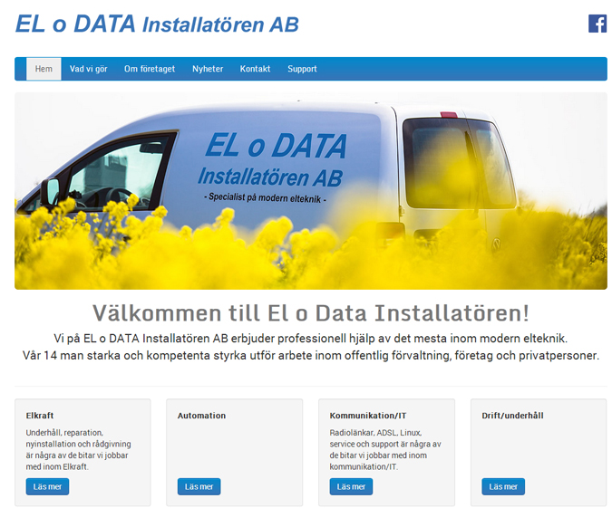 Besök El o DATA Installatören AB